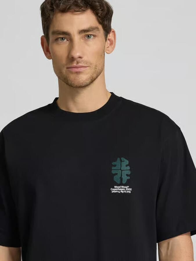 Wood T-shirt met ronde hals model 'Gary' - Foto 2