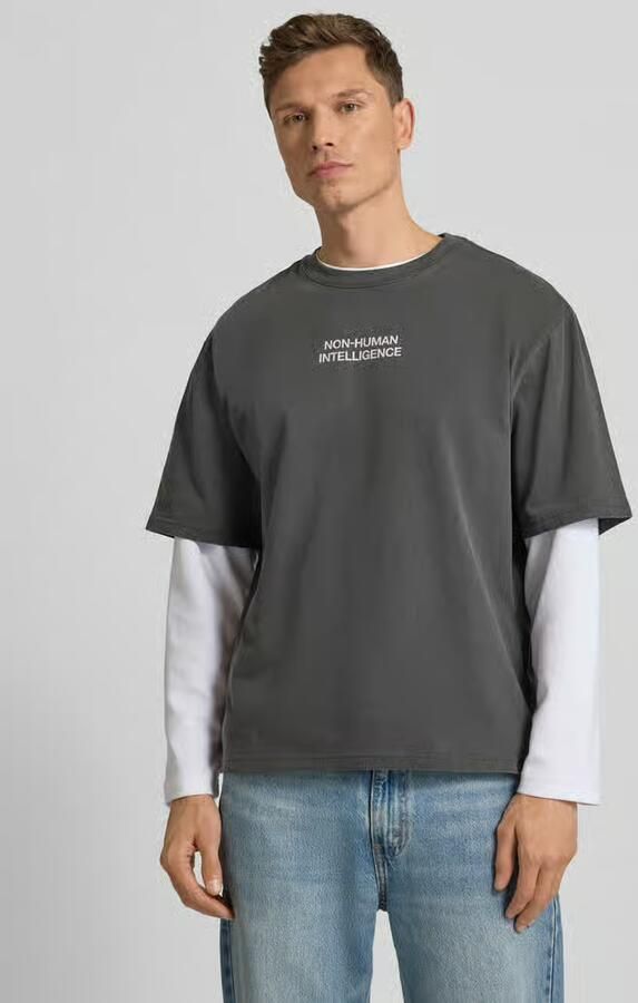 Wood T-shirt met ronde hals Model 'Gary' - Foto 3