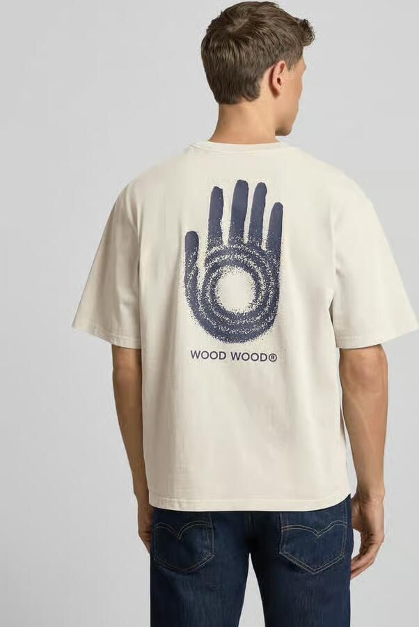 Wood T-shirt met ronde hals Model 'Gary' - Foto 2