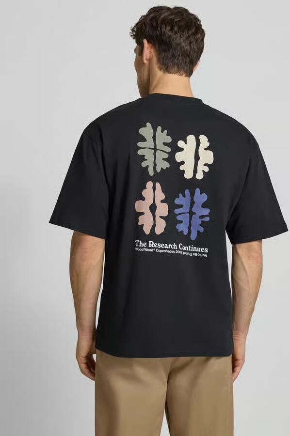 Wood T-shirt met ronde hals Model 'Gary'