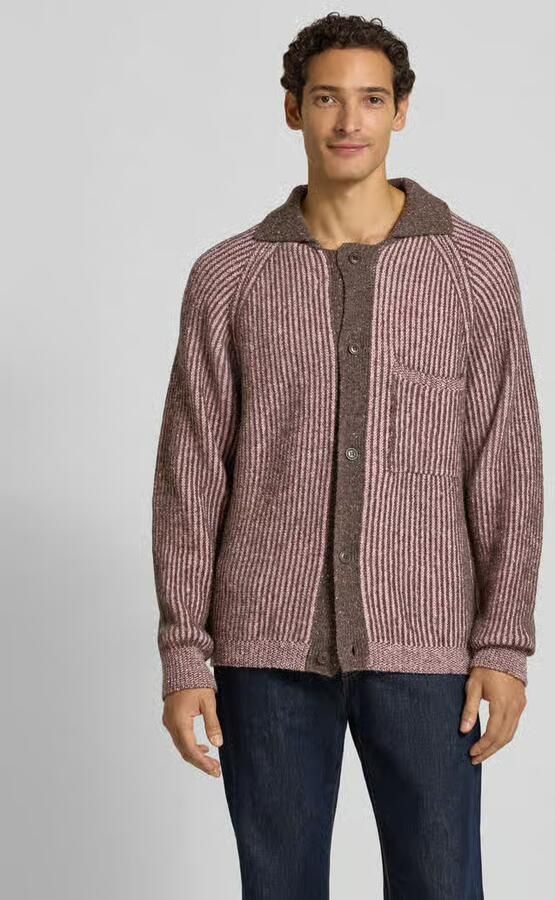 Wood Vest van wolmix met borstzak model 'Sylvester' - Foto 3