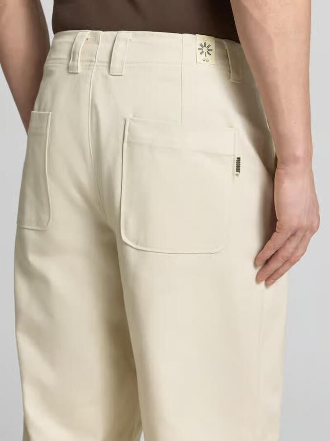 WOODBIRD Chino met Franse steekzakken