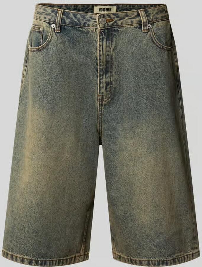 WOODBIRD Korte jeans met steekzakken model 'Yuto Aged' - Foto 2