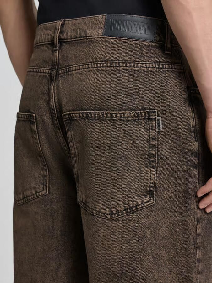 WOODBIRD Korte jeans met steekzakken model 'Yuto Oak'