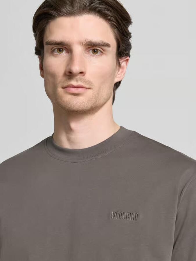 WOODBIRD Regular fit T-shirt van puur katoen model 'Baine' - Foto 2