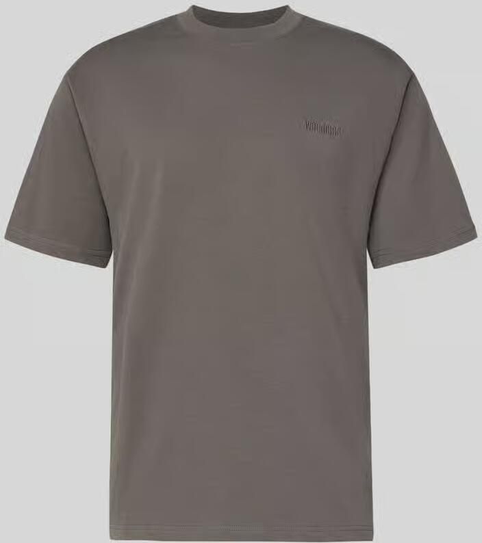 WOODBIRD Regular fit T-shirt van puur katoen model 'Baine'