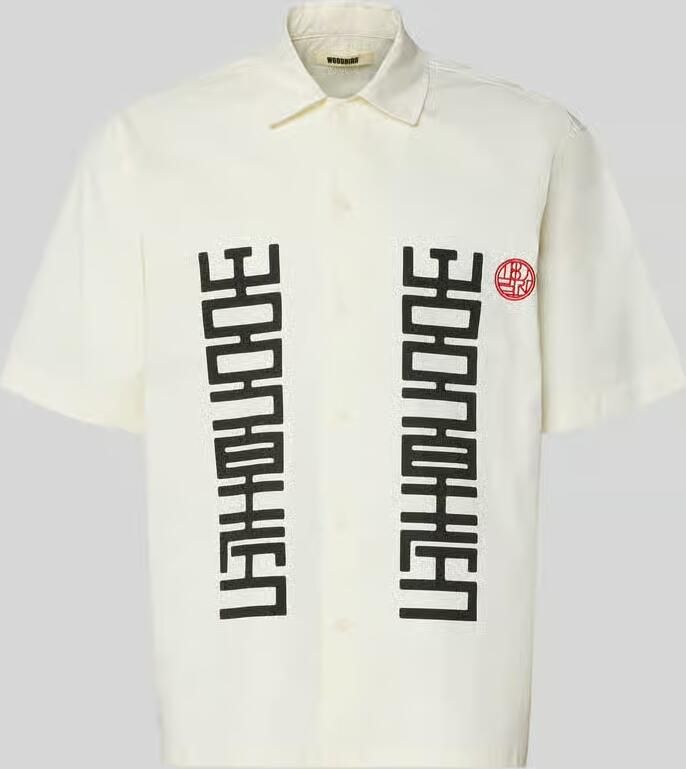 WOODBIRD regular fit vrijetijdsoverhemd met labelprint model 'Banks' - Foto 2