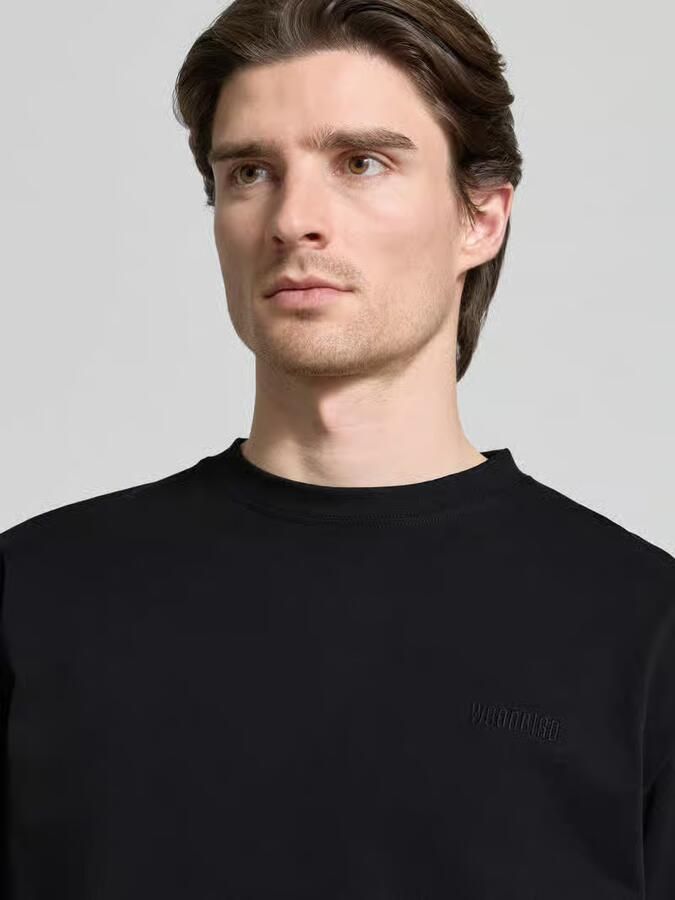 WOODBIRD Shirt met lange mouwen met Labelstitching Model 'Baine'