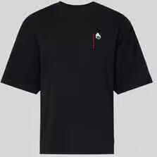 WOODBIRD T-shirt met labeldetail model 'Beam'