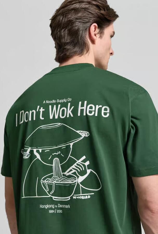 WOODBIRD T-shirt met labelprint model 'Baine' - Foto 2