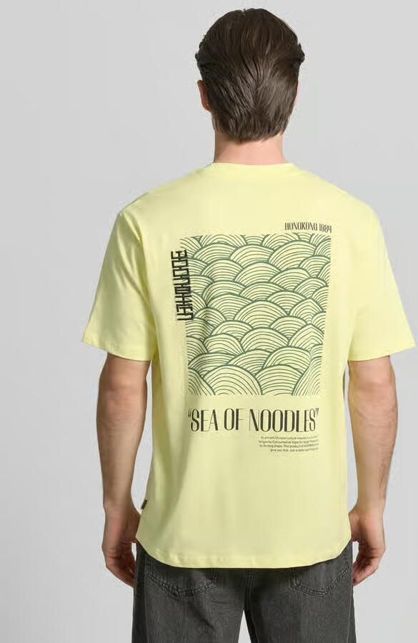 WOODBIRD T-shirt met labelprint Model 'Baine' - Foto 2