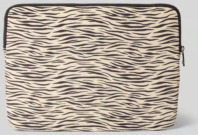 WOUF Laptop-tas met all-over dierenprint model 'Zebra'