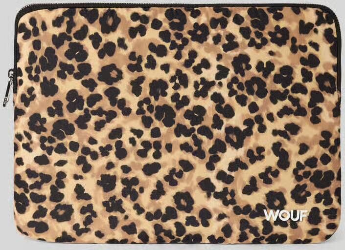 WOUF Laptoptas met all-over dierenprint model 'Feline' - Foto 2