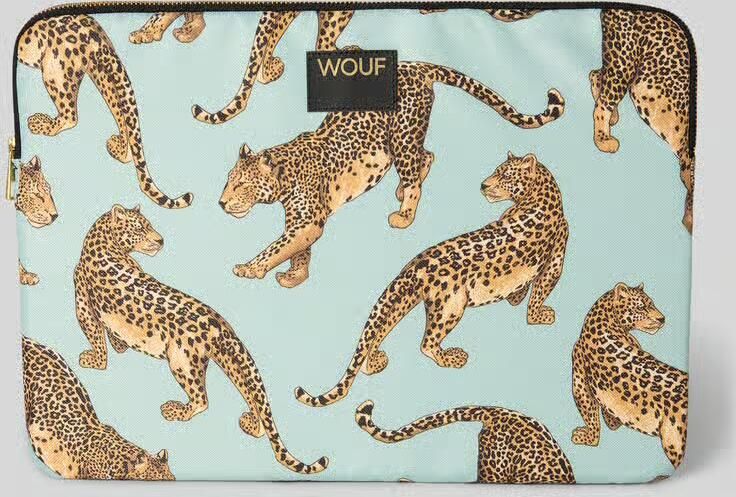 WOUF Laptoptas met all-over motiefprint model 'Leopard' - Foto 2