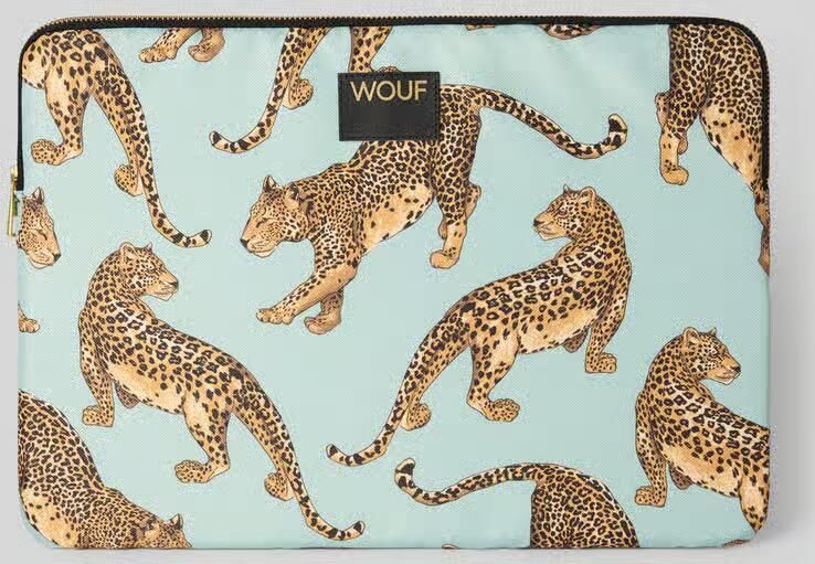 WOUF Laptoptas met all-over motiefprint model 'Leopard' - Foto 2