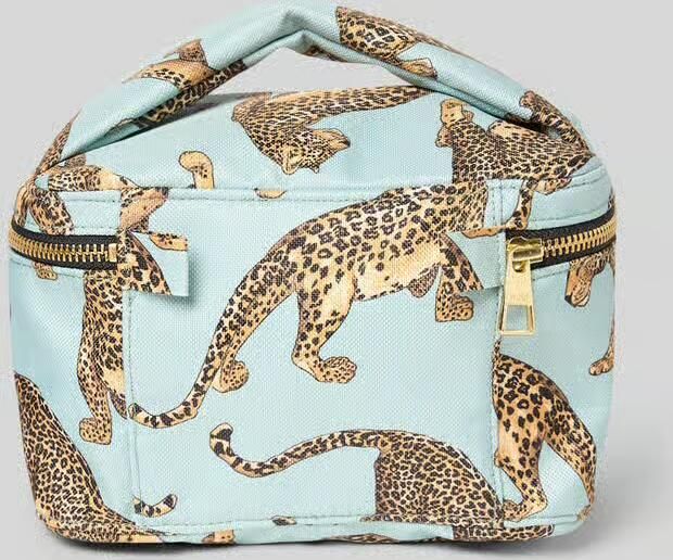 WOUF Make-uptasje met all-over motiefprint model 'Leopard'