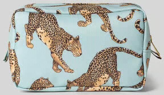 WOUF Make-uptasje met labelpatch model 'Leopard'