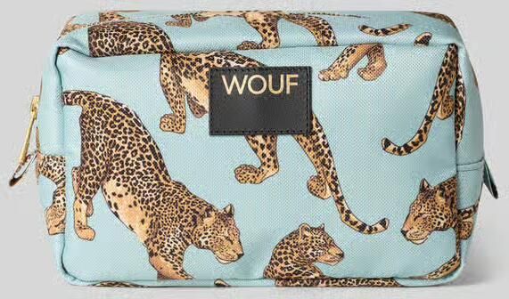 WOUF Make-uptasje met labelpatch model 'Leopard' - Foto 2