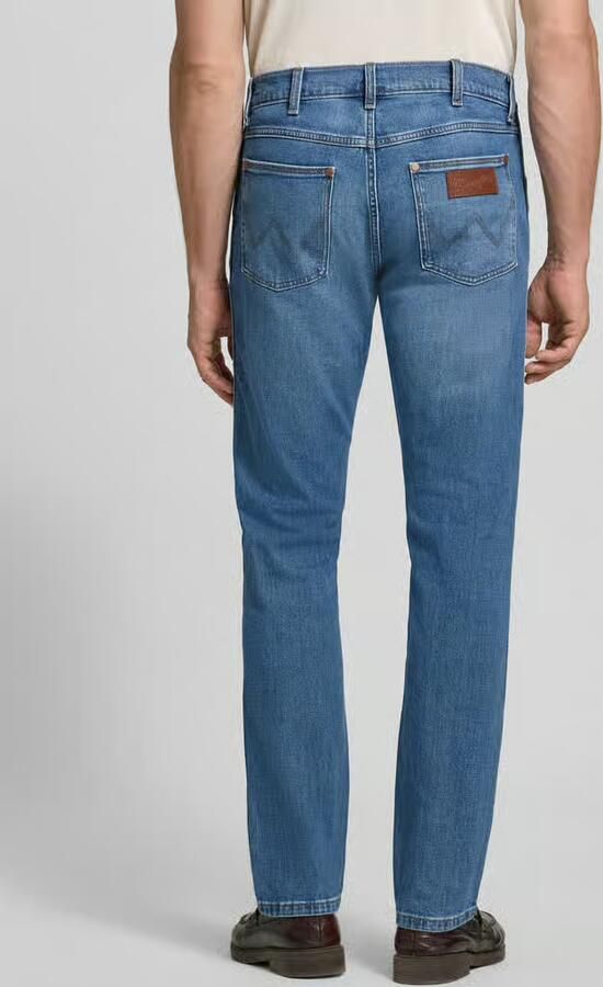 Wrangler Regular taper jeans van katoenmix model 'Redford' - Foto 3