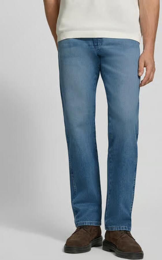 Wrangler Regular taper jeans van katoenmix model 'Redford' - Foto 2