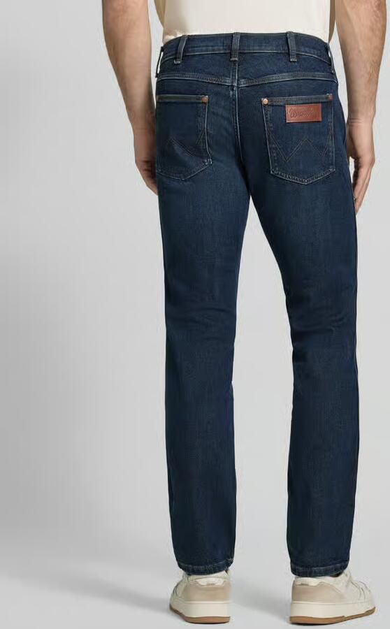 Wrangler straight fit jeans van katoenmix model 'Greensboro'