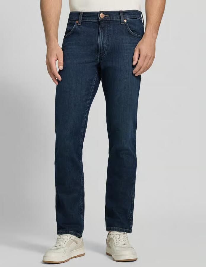 Wrangler straight fit jeans van katoenmix model 'Greensboro' - Foto 2