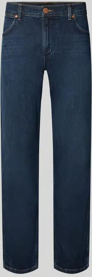 Wrangler straight fit jeans van katoenmix model 'Greensboro' - Foto 3