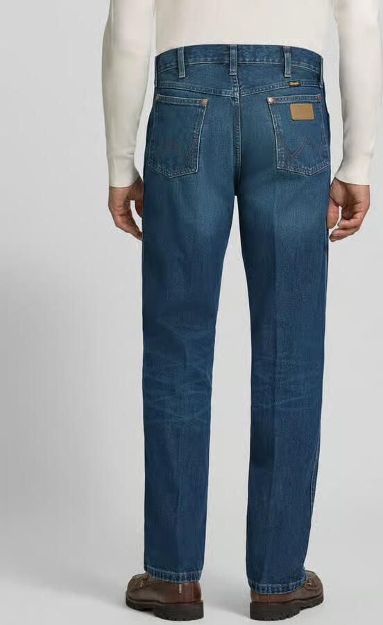 Wrangler straight fit jeans van pure katoen model '13MWZ Cowboy' - Foto 3