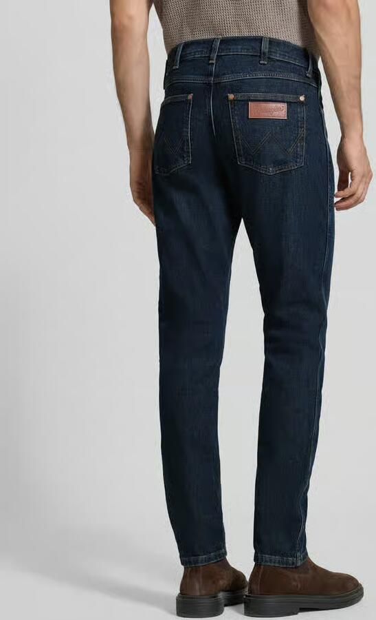 Wrangler tapered fit jeans van katoenmix model 'Redford' - Foto 3