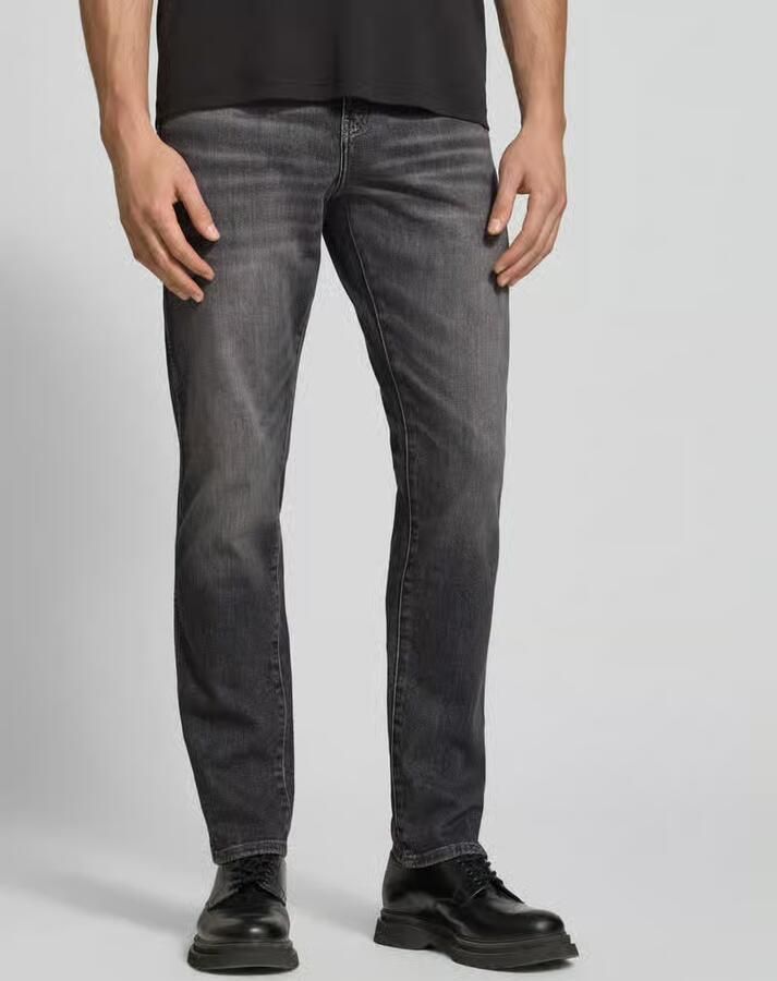 Wrangler tapered fit jeans van katoenmix model 'Redford' - Foto 2