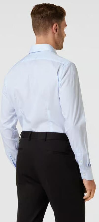 XACUS Regular fit zakelijk overhemd van twill