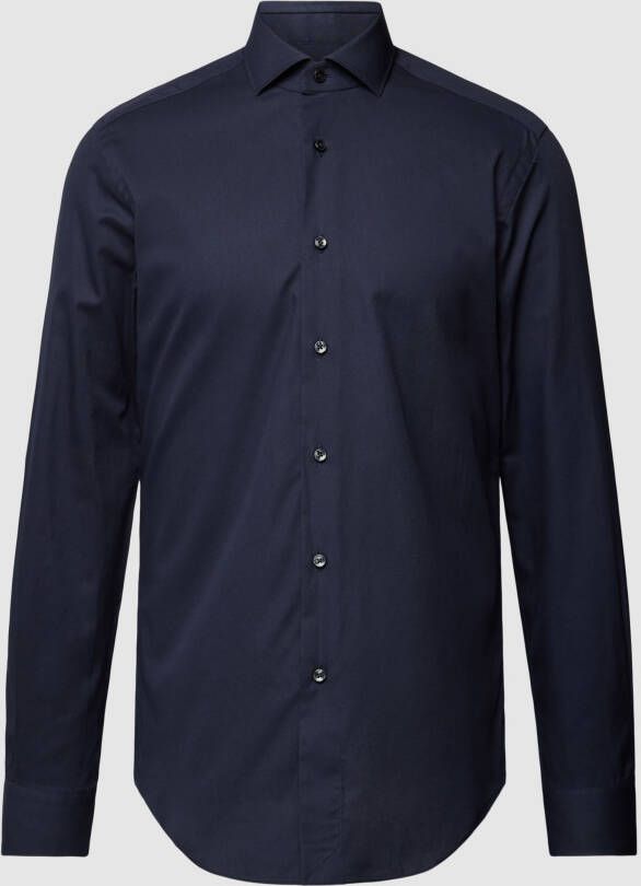 XACUS Regular fit zakelijk overhemd van fijn twill