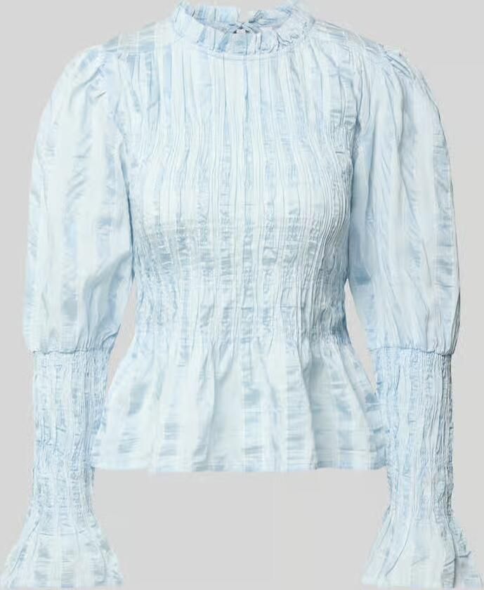 YAS Blouse in getailleerd model met smokdetails model 'RAVA' - Foto 9