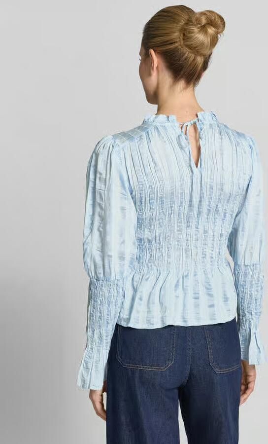 YAS Blouse in getailleerd model met smokdetails model 'RAVA' - Foto 11