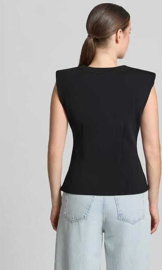Y.A.S. YAS Dames Tops & T-shirts Yaspina Sl Top Noos Zwart - Foto 7