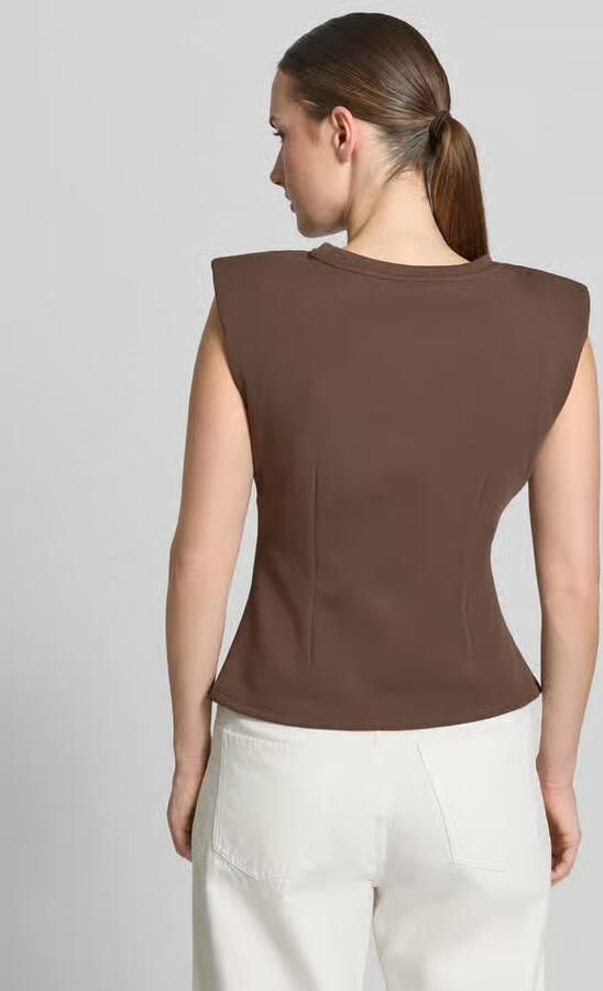Y.A.S. YAS Dames Tops & T-shirts Yaspina Sl Top Noos Bruin - Foto 7