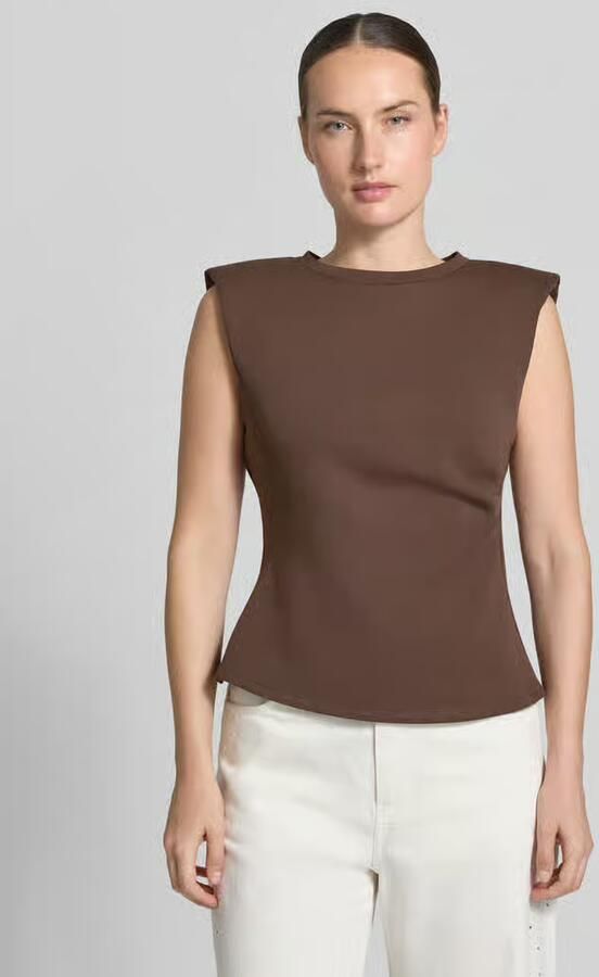 Y.A.S. YAS Dames Tops & T-shirts Yaspina Sl Top Noos Bruin - Foto 6