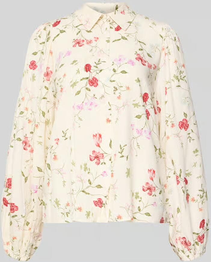 YAS Blouse van viscose met kentkraag model 'ASINA' - Foto 2
