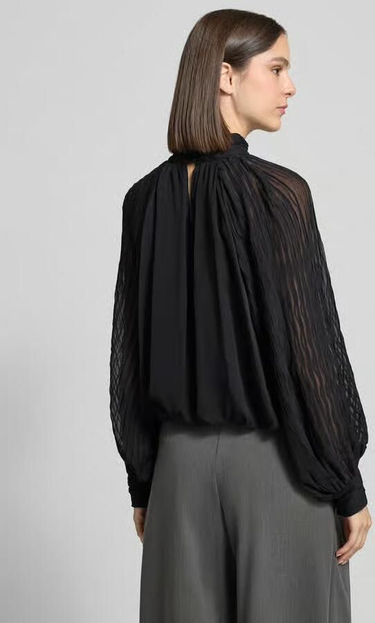 Y.A.S. YAS Dames Blouses Yasolera Ls Top S. Zwart - Foto 3