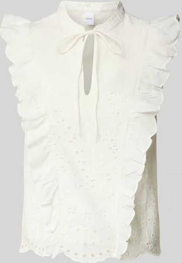 YAS Blousetop met broderie anglaise model 'LUMA' - Foto 2