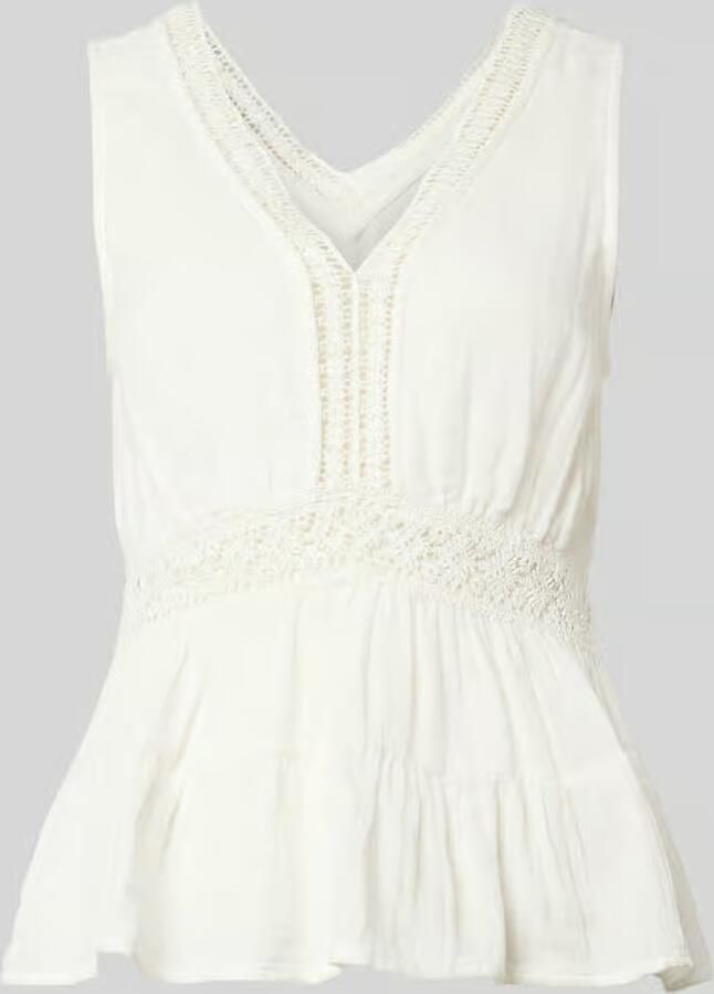 YAS Blousetop met gehaakt kant model 'SANINI' - Foto 2