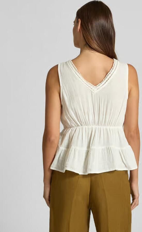 YAS Blousetop met gehaakt kant model 'SANINI'