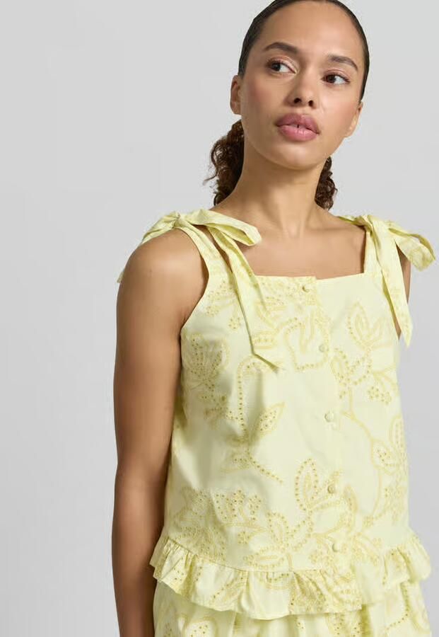 YAS Blousetop met knoopsluiting model 'ALVANA'