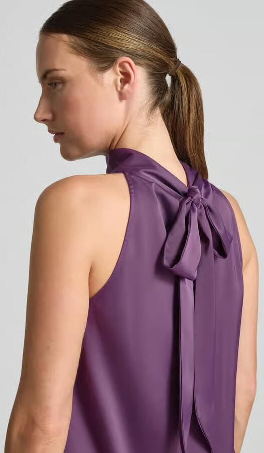 YAS Blousetop met sierstrik model 'PELLA'