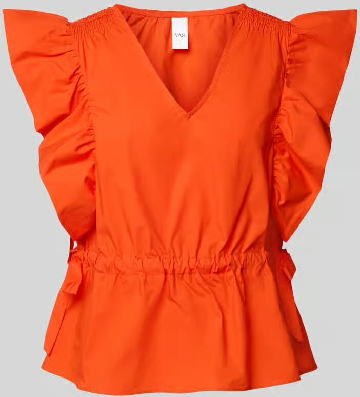 Y.A.S. Dames Tops & T-shirts Yasulea Sl Top Oranje - Foto 6