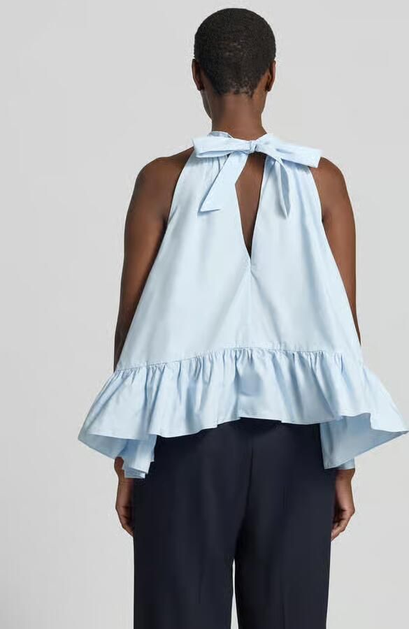 YAS Blousetop met volantzoom model 'MANILLO'
