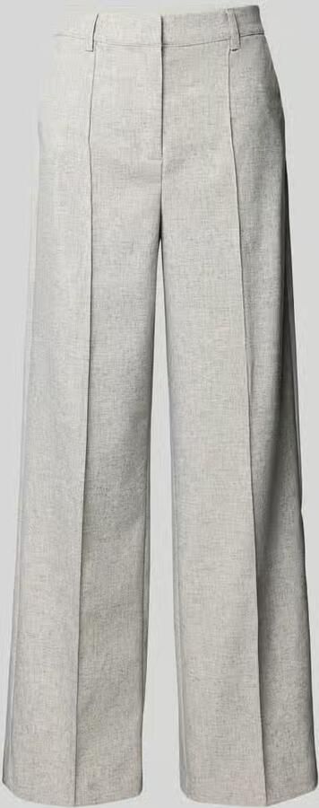 YAS Wide leg stoffen broek met vaste persplooien model 'RIU'