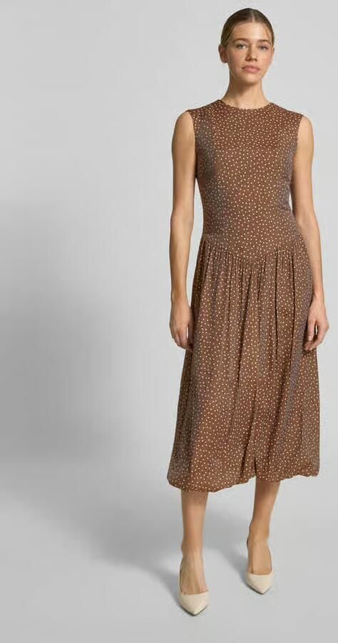 YAS Bubble jurk met ronde hals model 'KRISSI' - Foto 3