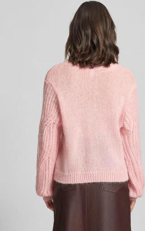 YAS Cardigan met alpaca en V-hals model 'ZUMA'