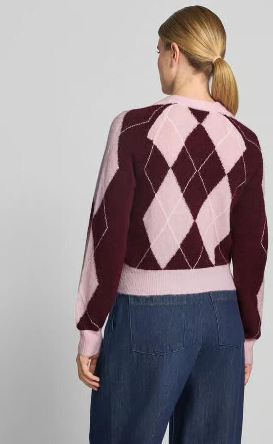 YAS Cardigan van wolmix met ronde hals model 'JOHI' - Foto 2